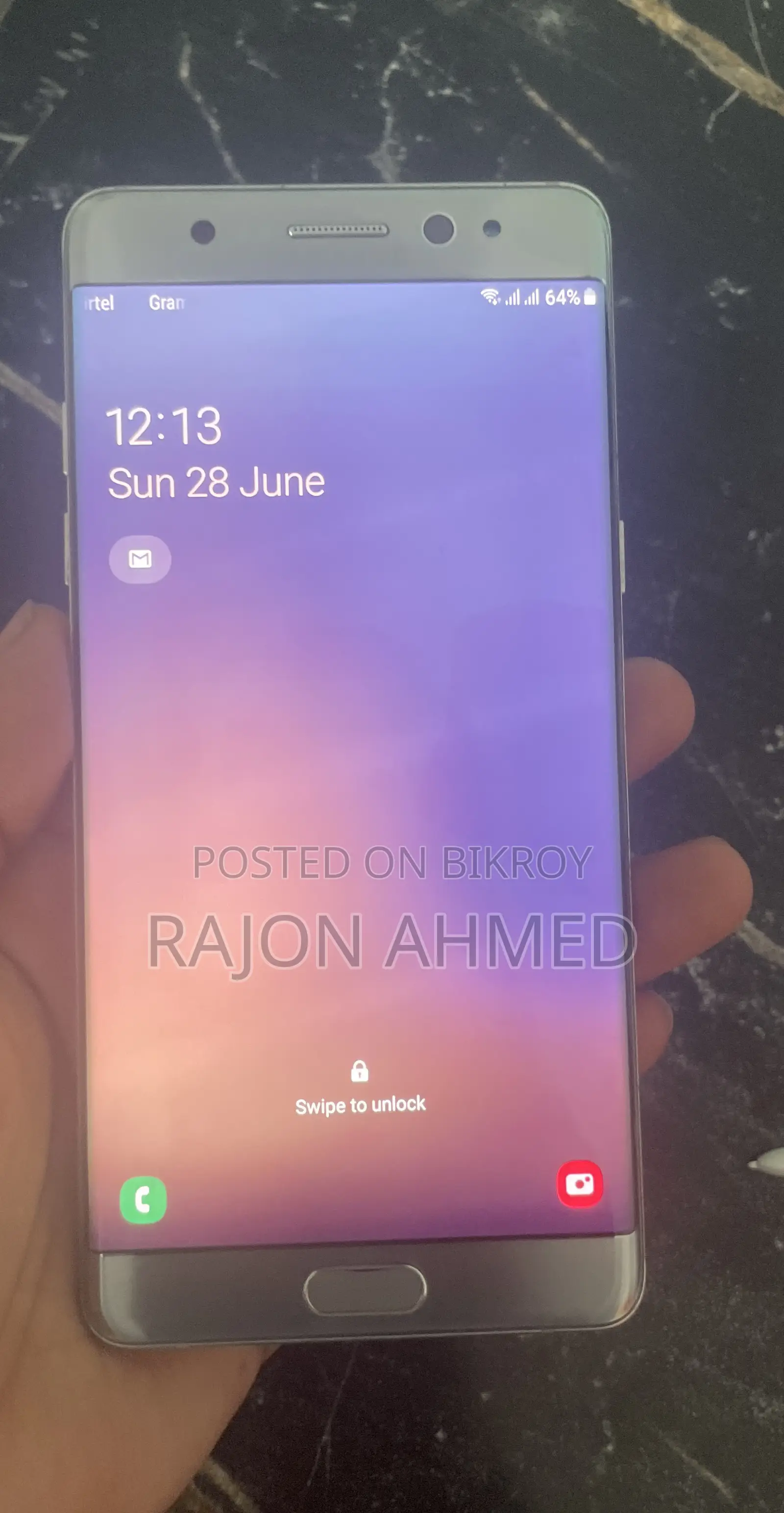 Samsung Galaxy Note FE 64 GB Gray