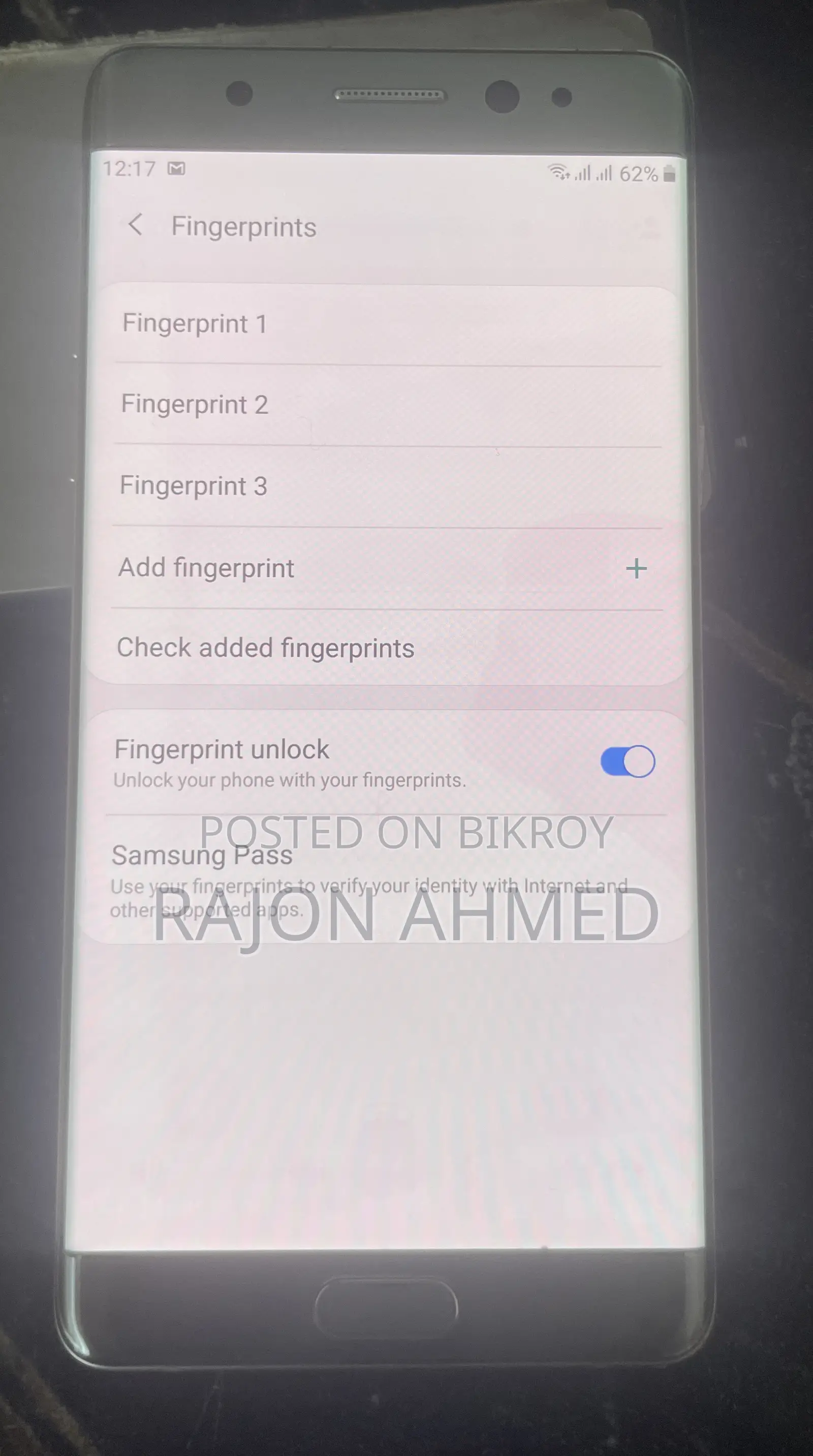 Samsung Galaxy Note FE 64 GB Gray