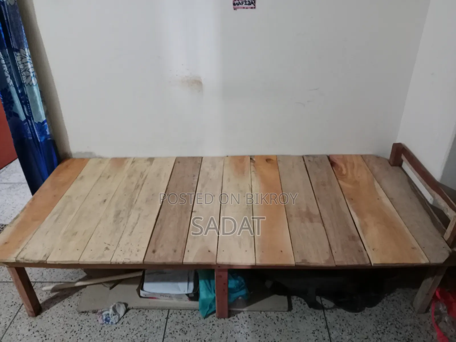 Wooden Chowki. Length 72 inches, Width 31 inches
