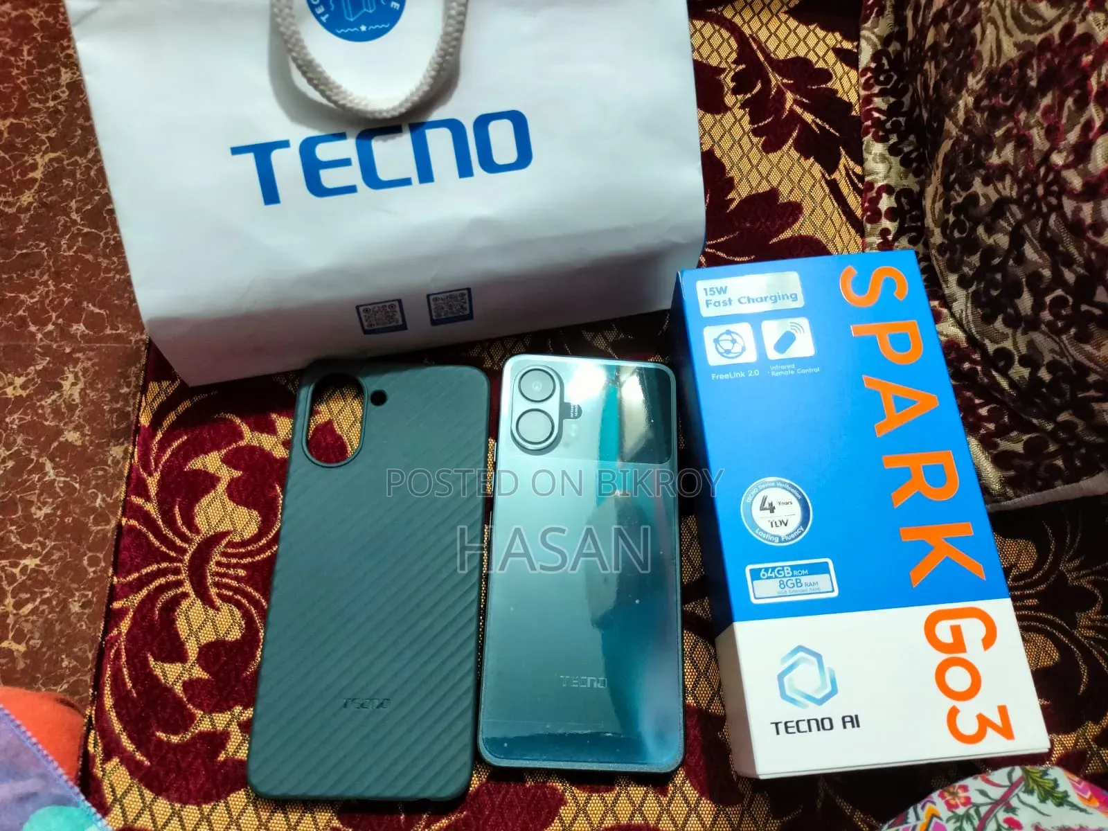 New Tecno Spark Go 3 64 GB Black