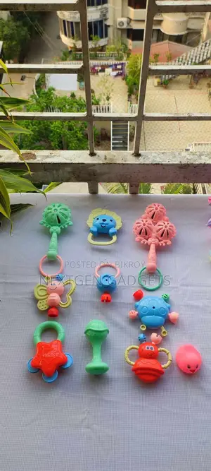 9 Piece Baby Rattle Set