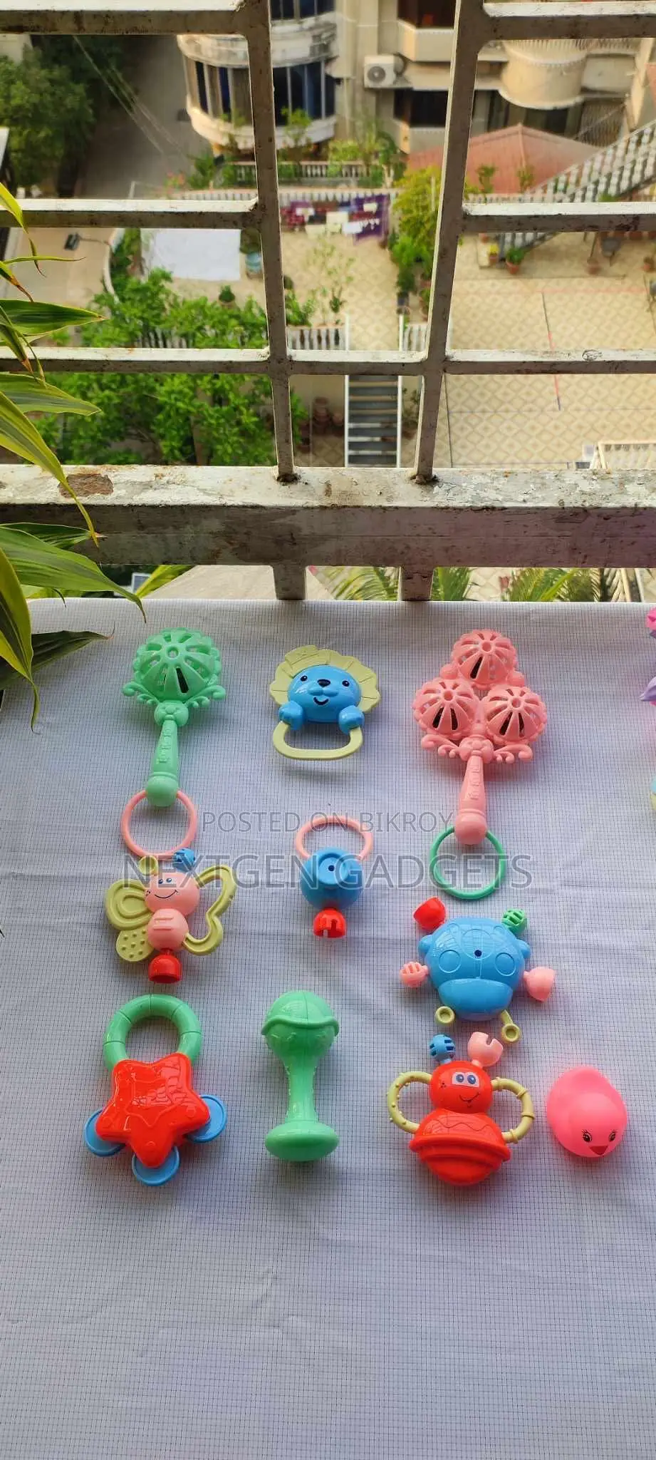 9 Piece Baby Rattle Set