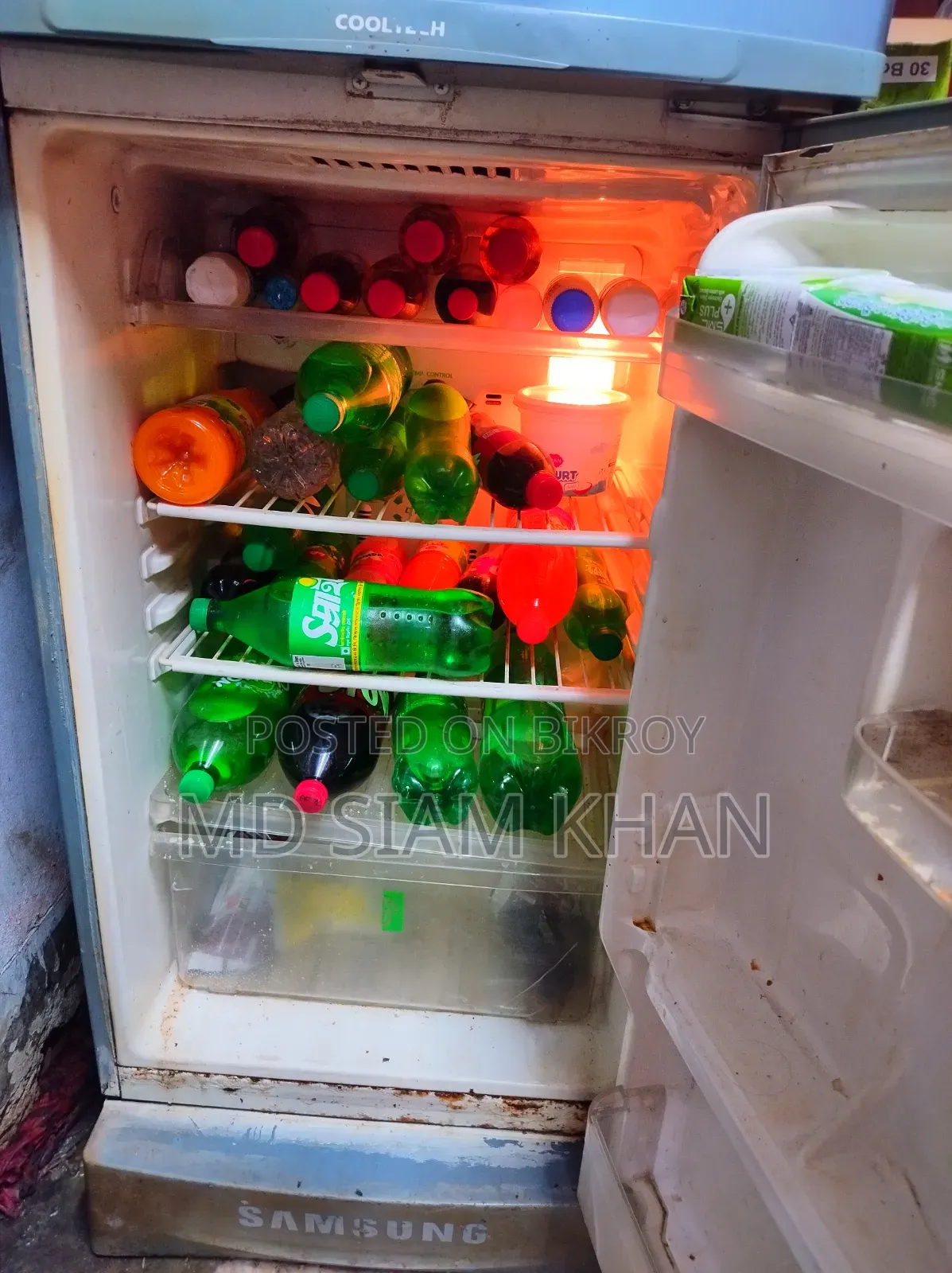 The fridge is running and has no issues