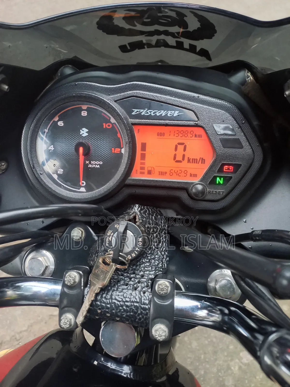 Bajaj Discover 110 2020 Red