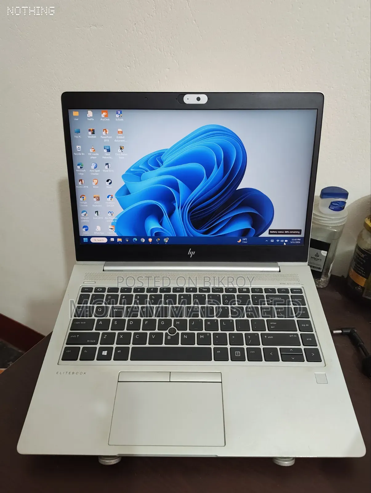 Laptop HP EliteBook 840 G5 8GB Intel Core i7 SSD 256GB