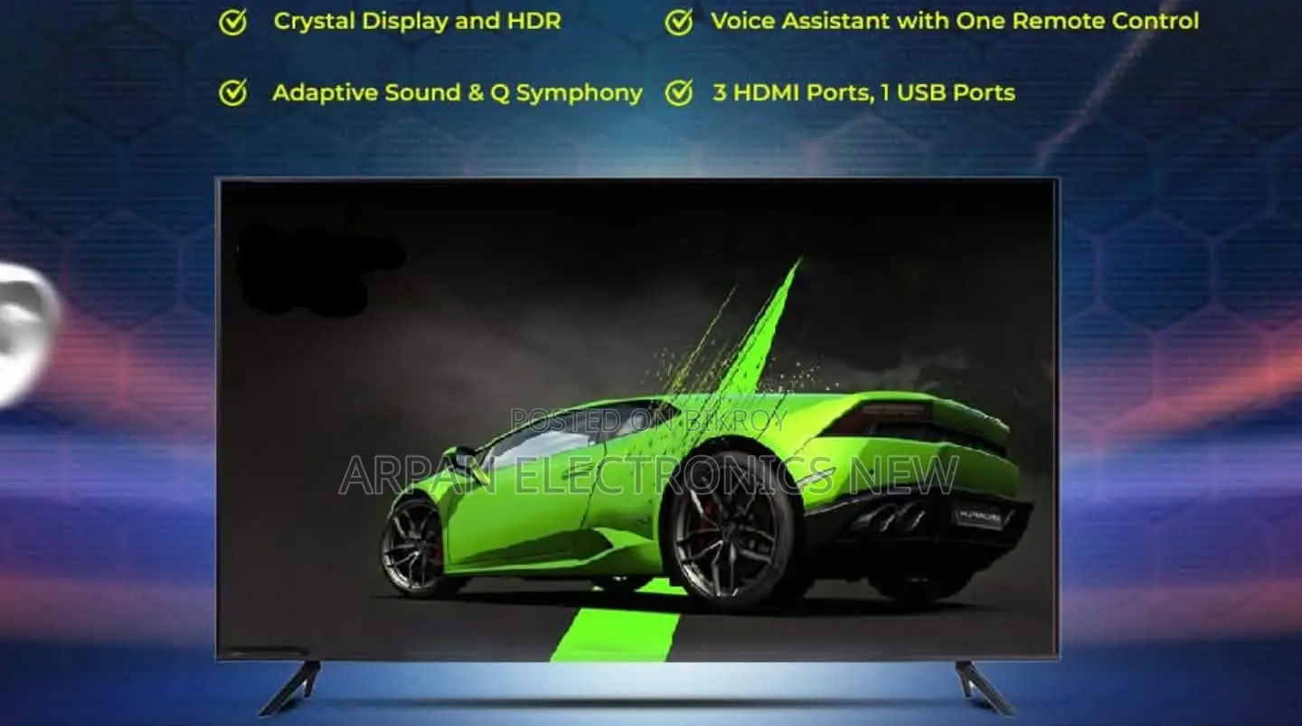 Sony Plus Screen Size: 43" Frameless Smart Android Led Tv