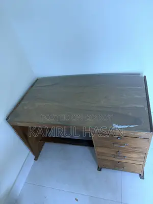 Table, 3 Drawer, Glass Top