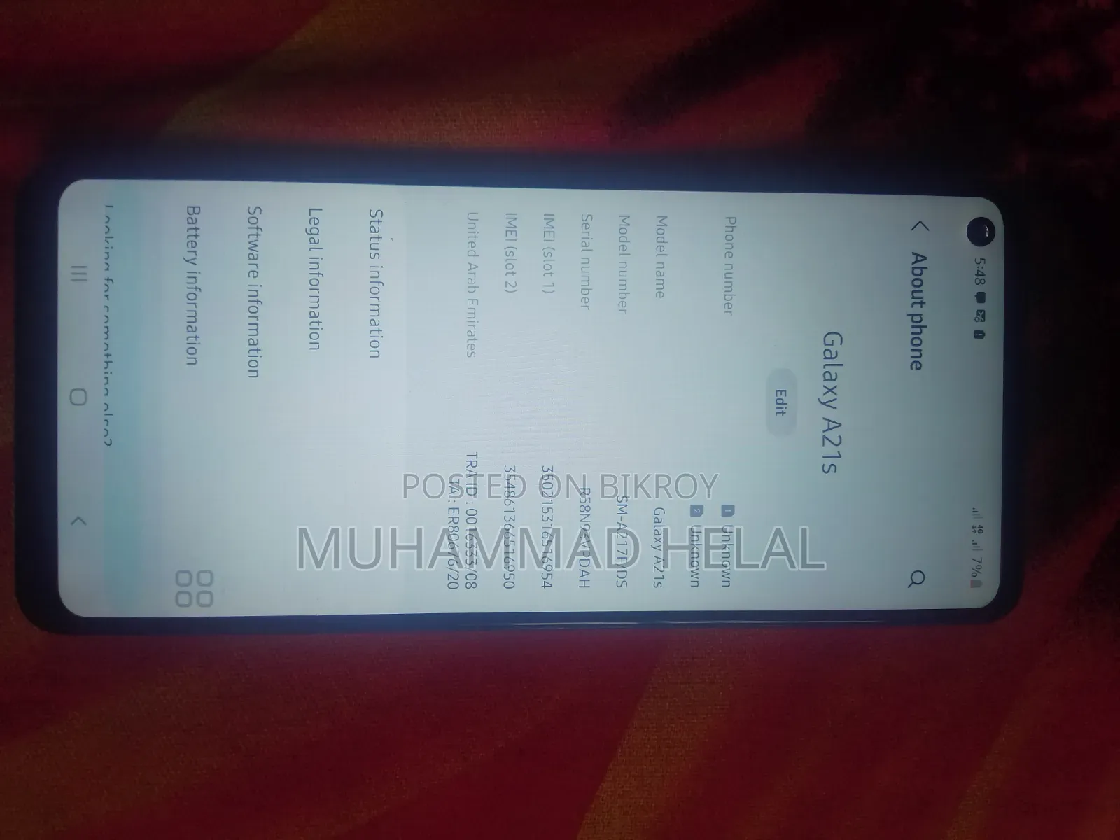 Samsung Galaxy A21s 64 GB Black