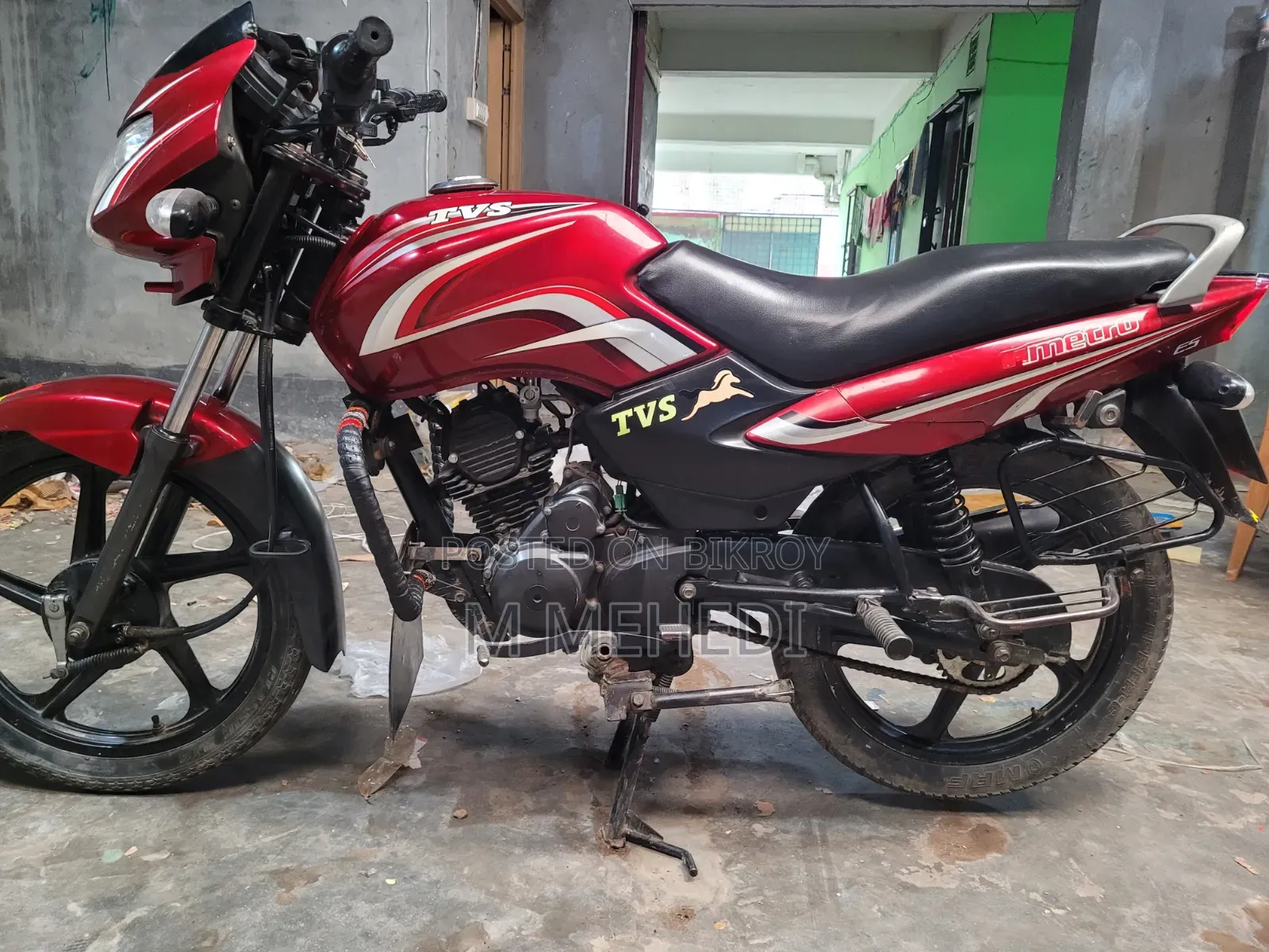 টিভিএস মেট্রো ২০১৮ লাল