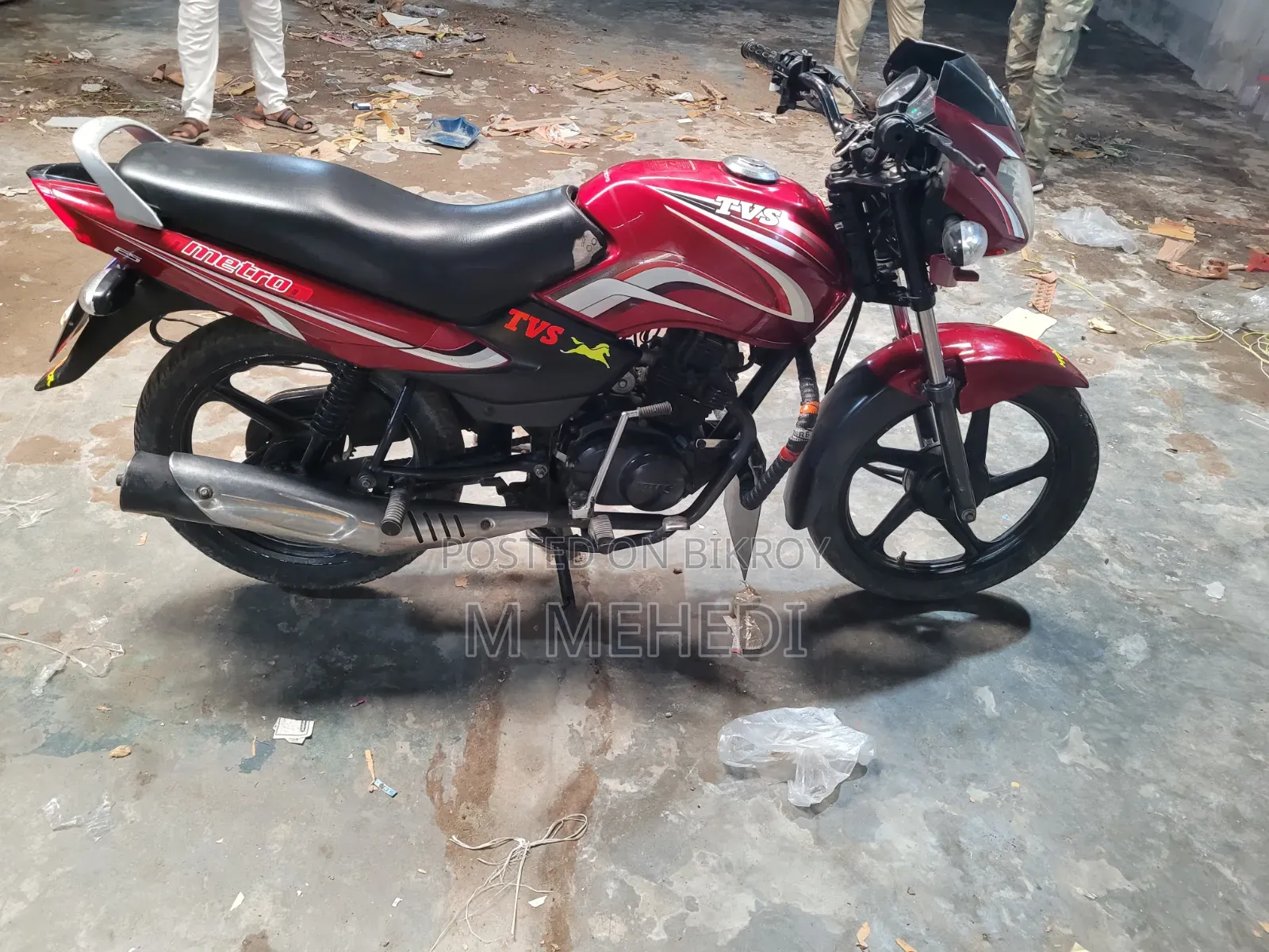 টিভিএস মেট্রো ২০১৮ লাল