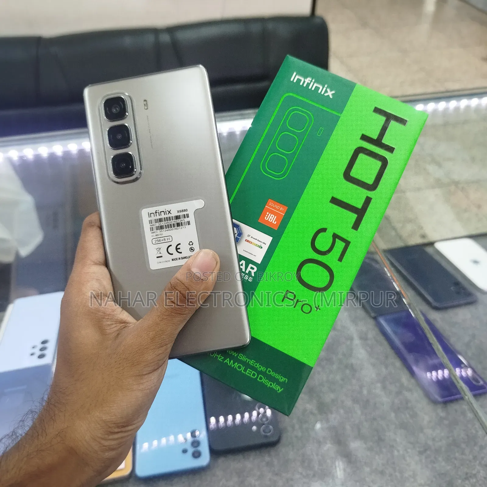 Infinix Hot 50 Pro+ 4G 256 GB White