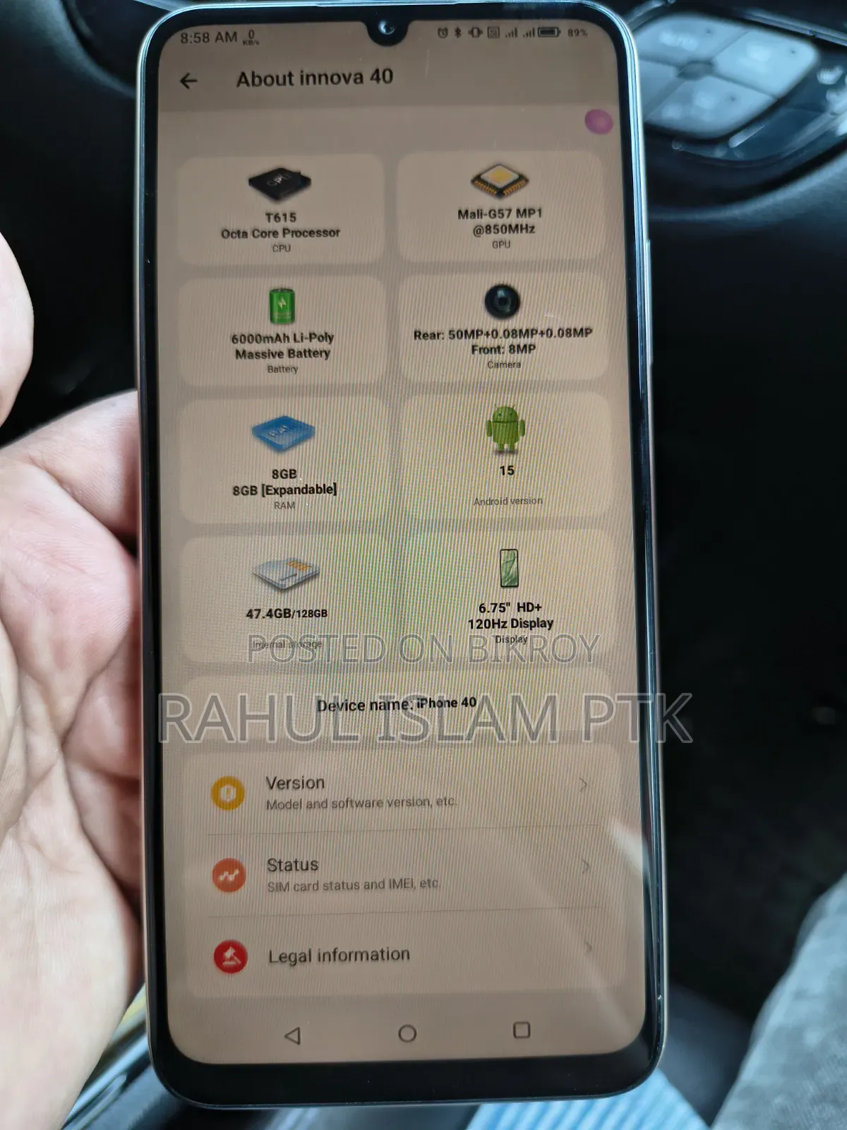 Symphony Innova 40 128 GB Gold
