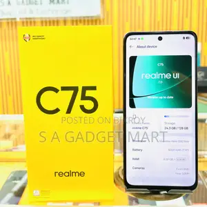 Realme C75 128 GB Black