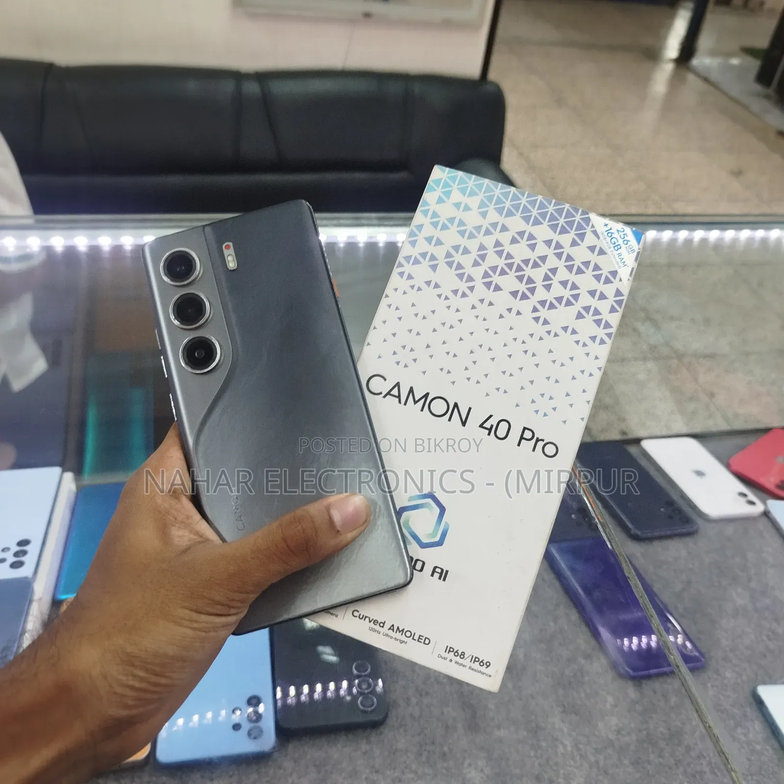 Tecno Camon 40 Pro 4G 256 GB Black