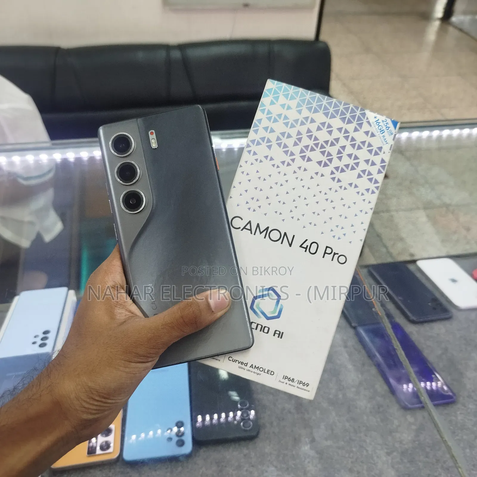 Tecno Camon 40 Pro 4G 256 GB Black