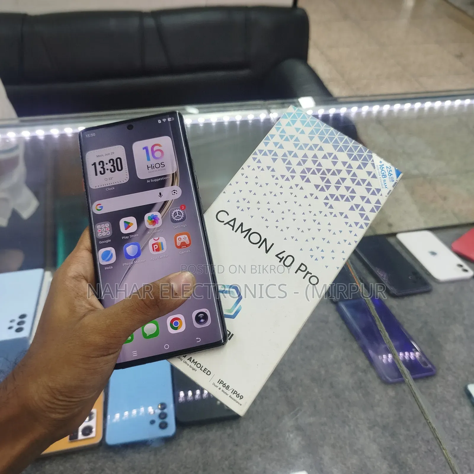 Tecno Camon 40 Pro 4G 256 GB Black