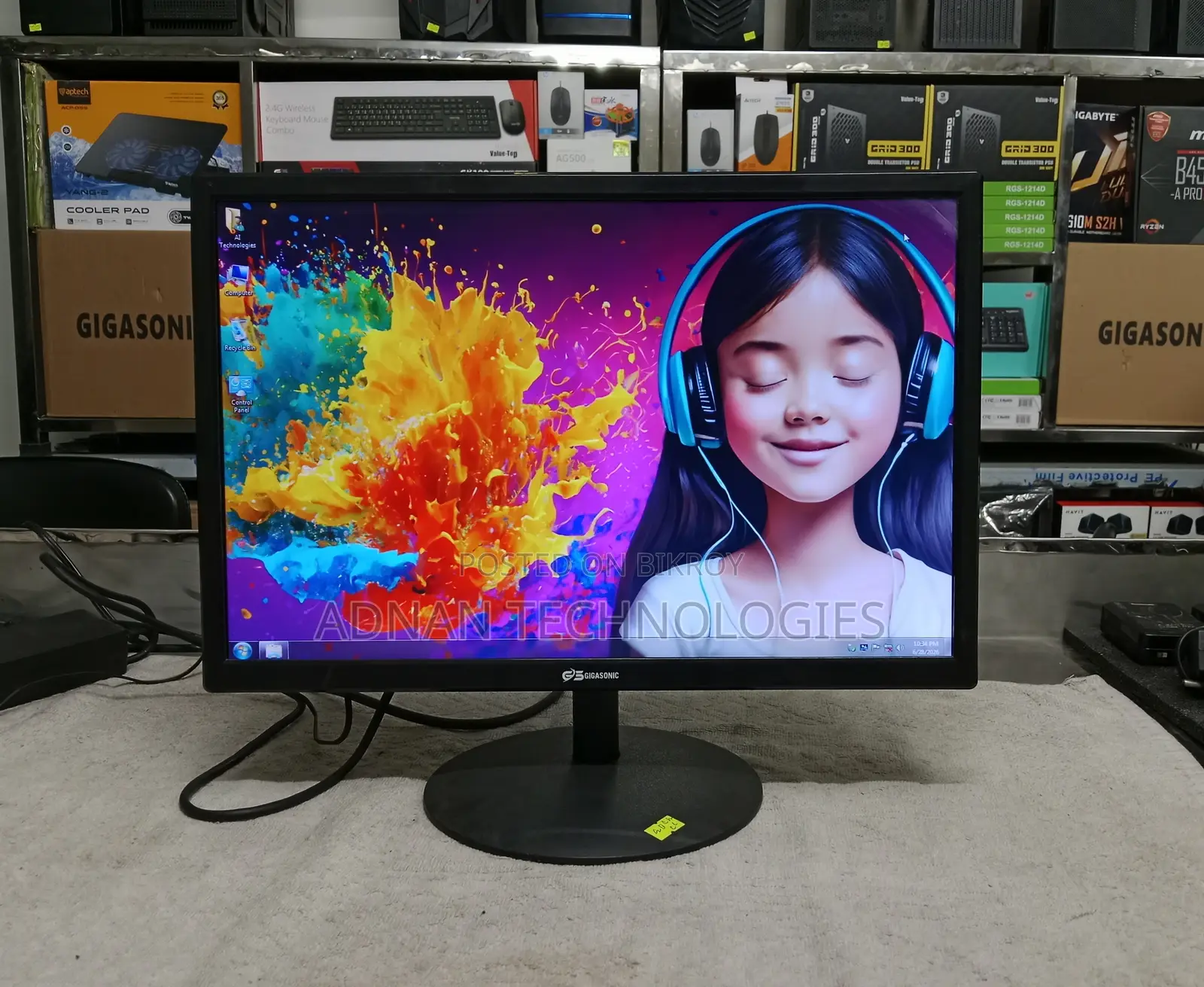 Gigasonic 19′′ Widescreen Hd Led Anti-glare Slim Monitor