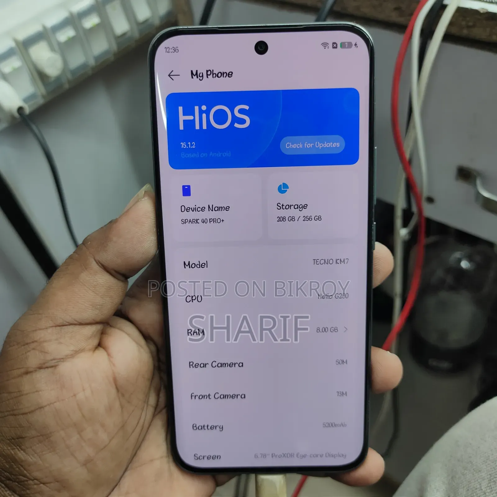 Tecno Spark 40 Pro 256 GB Gray