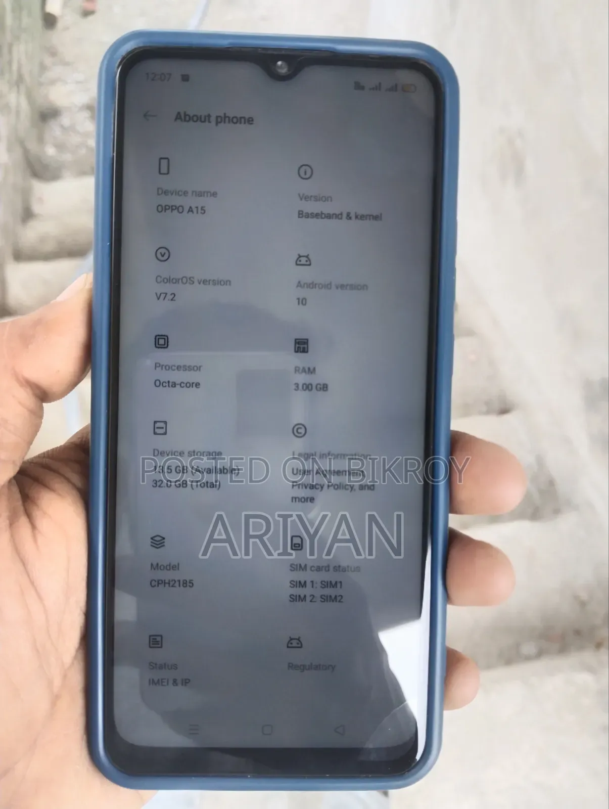 Oppo A15 32 GB Blue