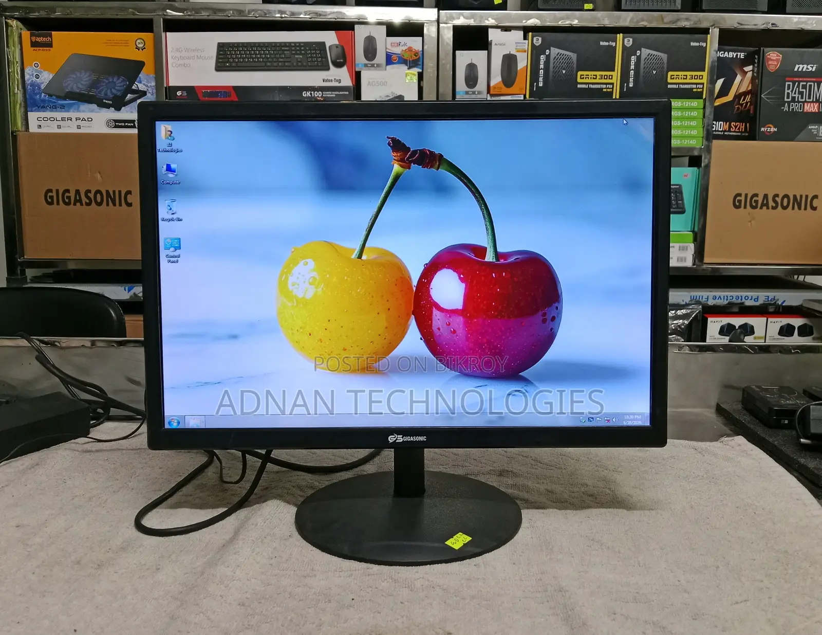 Gigasonic 19′′ Widescreen Hd Led Anti-glare Slim Monitor