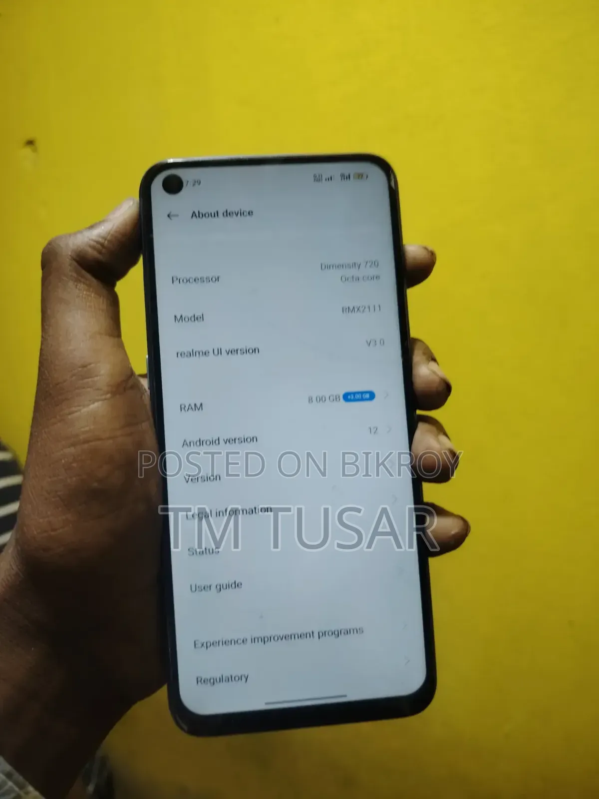 Realme 7 5G 128 GB Blue