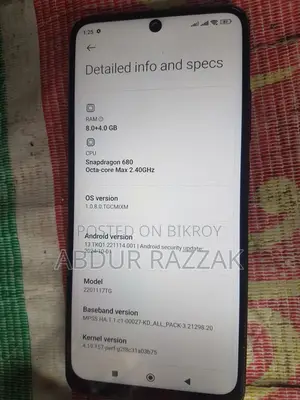 Xiaomi Redmi Note 11 128 GB Gray