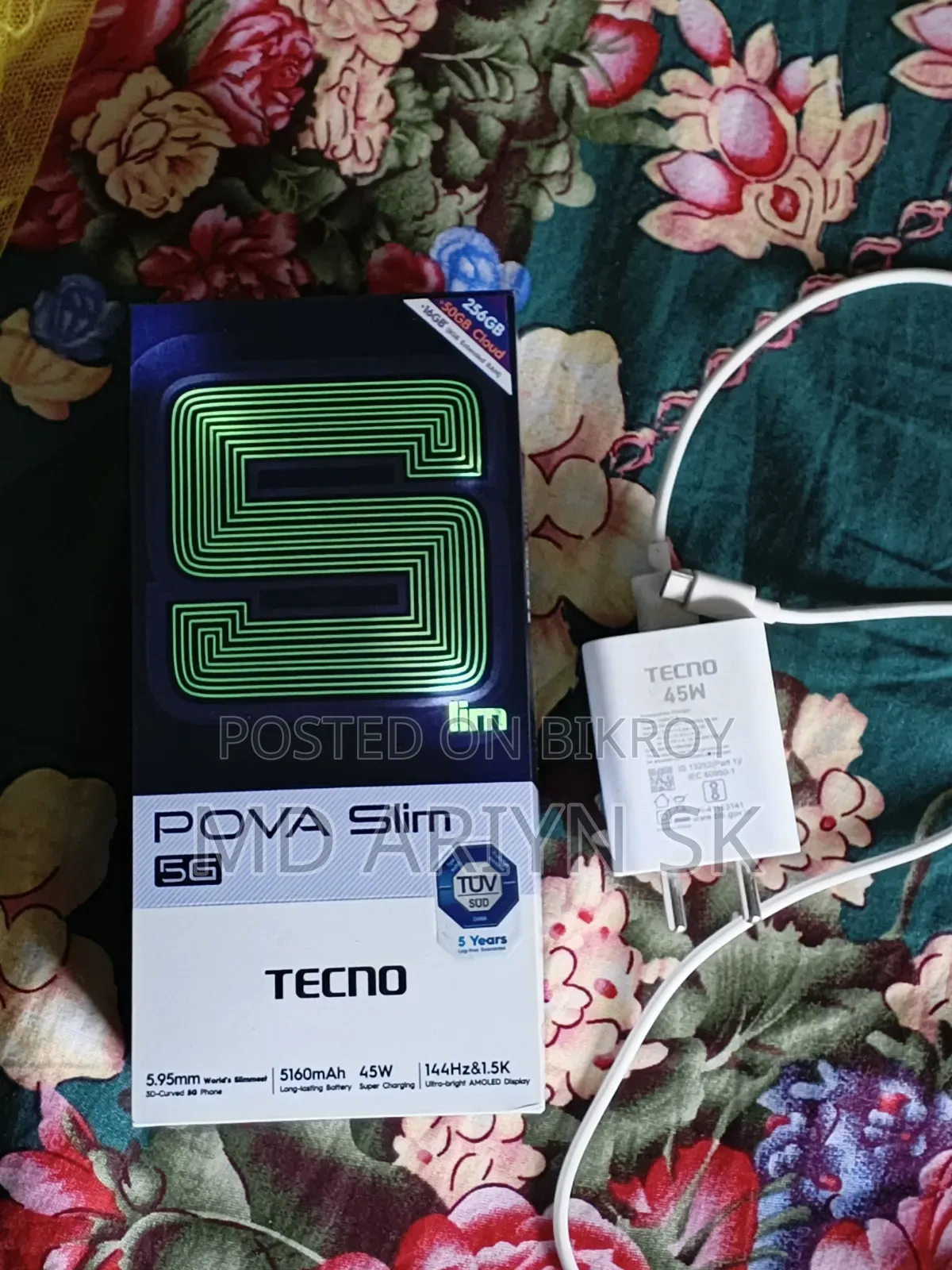 New Tecno Pova 5 256 GB White