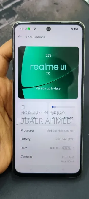 Realme C75 128 GB White