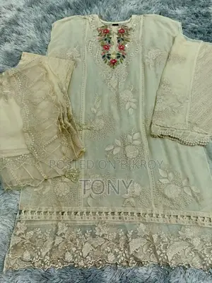 Original Pakistani Party Wear Luxury Chiffon Fabric Unstitched