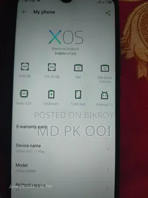 Infinix Hot 11 Play 128 GB Blue
