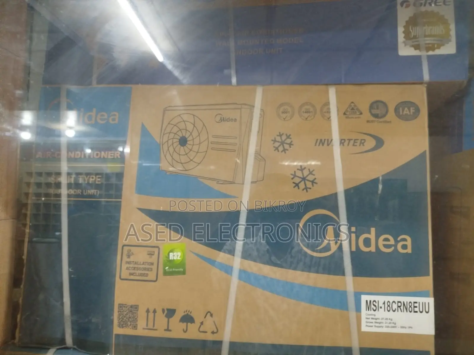 Midea Inverter AC - 1.5 Ton MSI-18CRN
