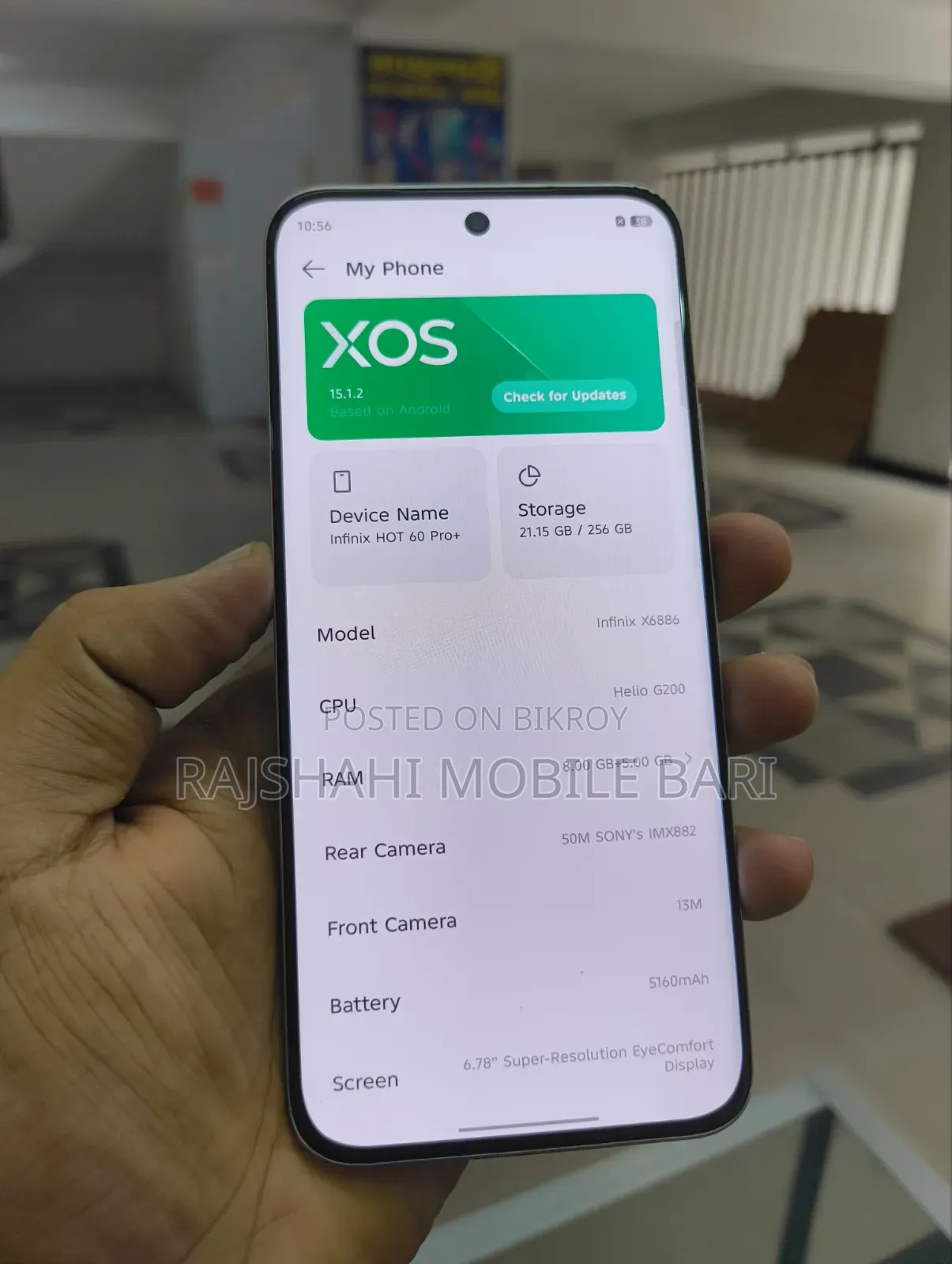 Infinix Hot 60 Pro+ 256 GB Gray