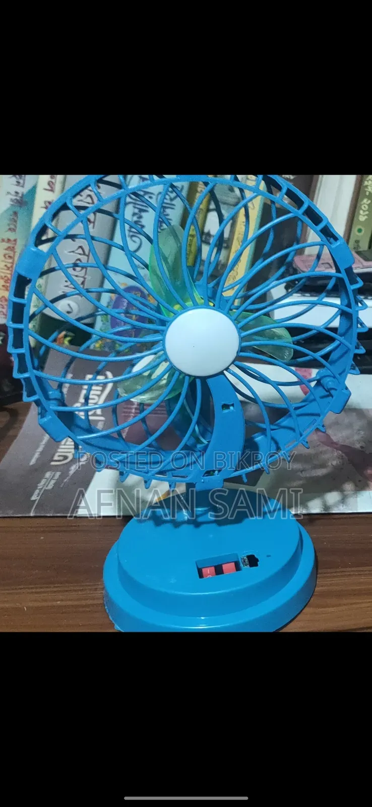 High-Speed Rechargeable Fan