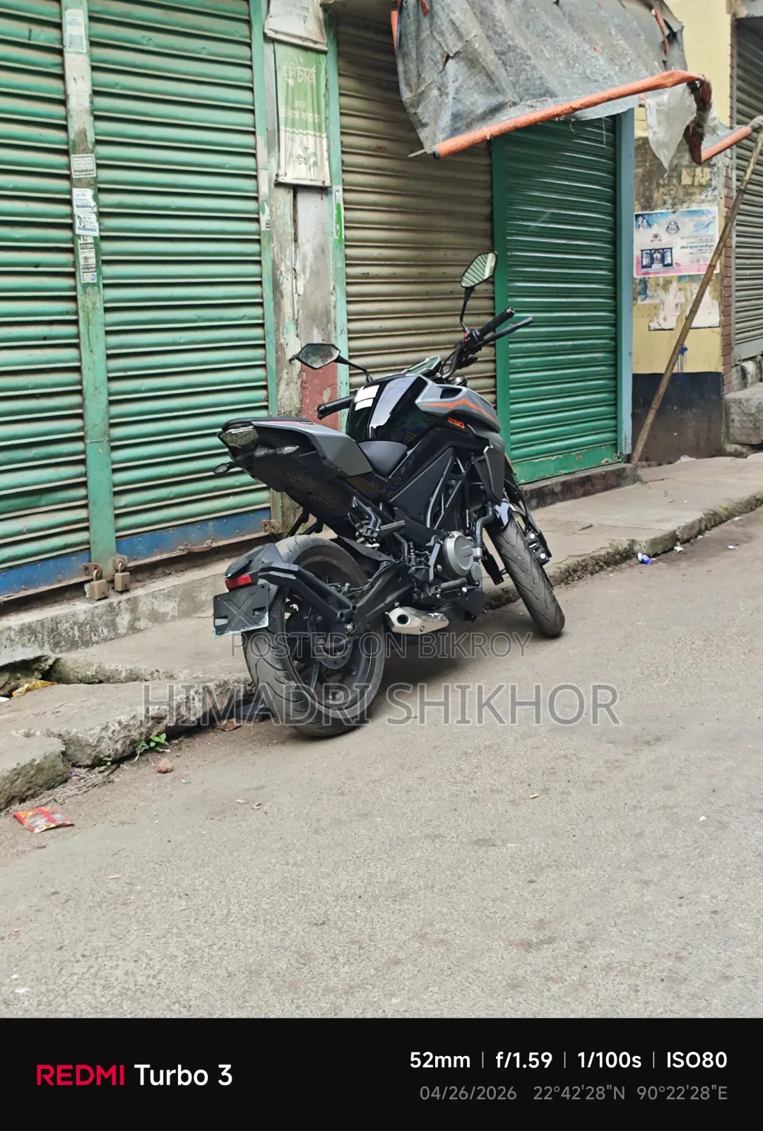 New CFMoto 250NK 2026 Black