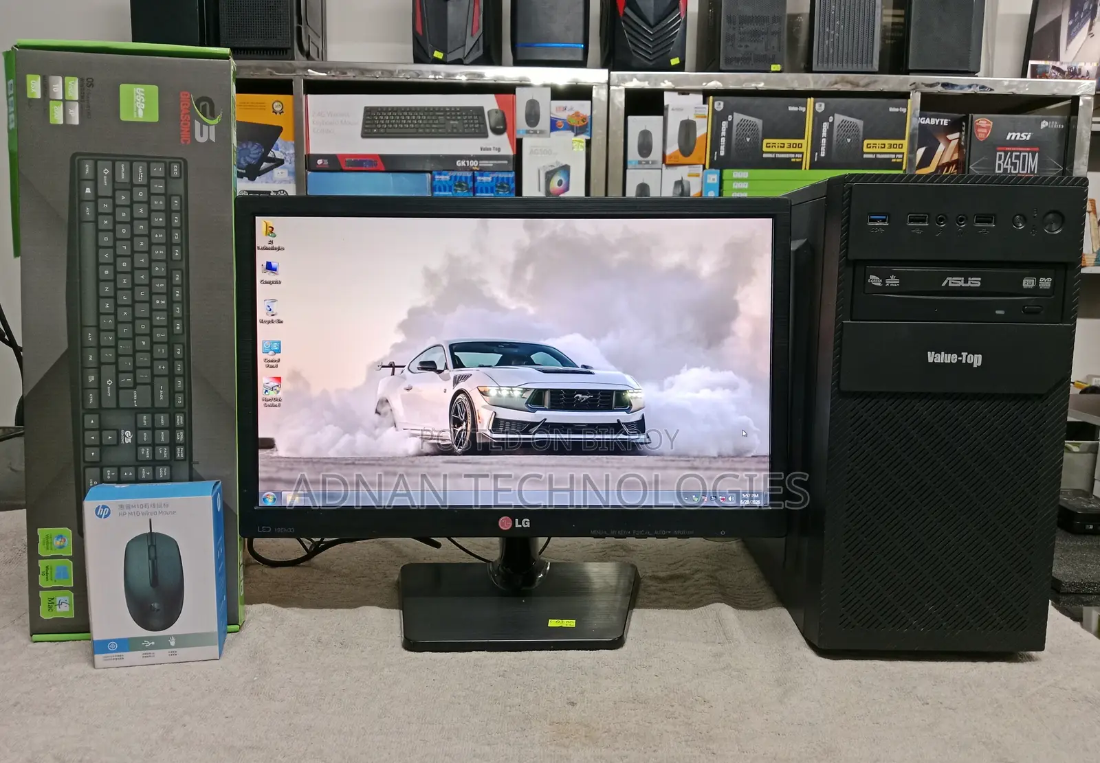 Desktop Computer 4GB Intel Core I3 SSD 128GB