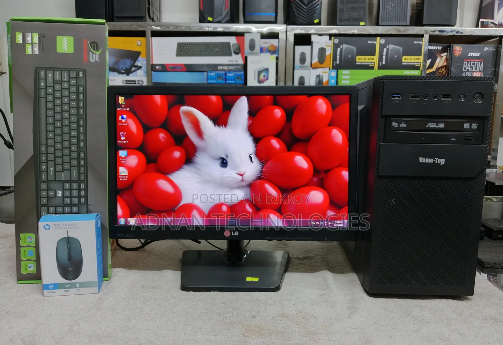 Desktop Computer 4GB Intel Core I3 SSD 128GB