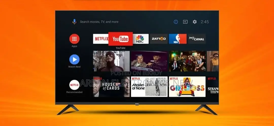 5 Years Guaranty [Sony 43" Smart TV Wi-Fi Full HD Android Television]