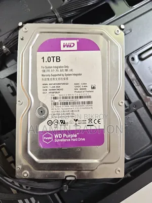 Western Digital Purple 1TB Surveillance Hard Disk