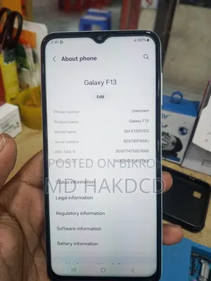 Samsung Galaxy F13 64 GB White