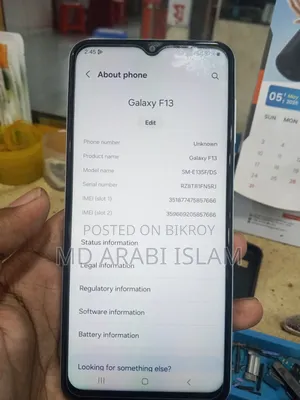 Samsung Galaxy F13 64 GB White