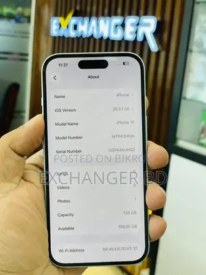 Apple iPhone 15 128 GB Blue