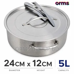 Stainless Steel Induction Sauce Pot  And Handle - 24cm- 5l