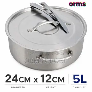 Stainless Steel Induction Sauce Pot  And Handle - 24cm- 5l