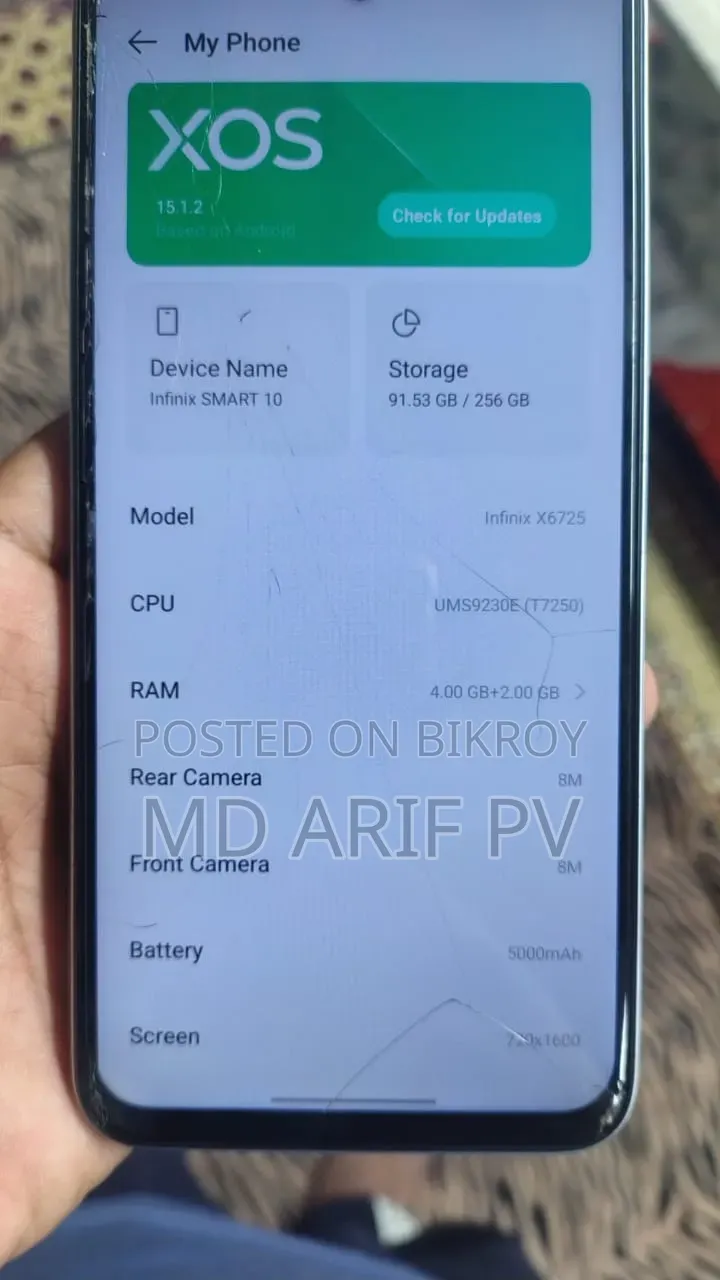 Infinix Smart 10 128 GB White