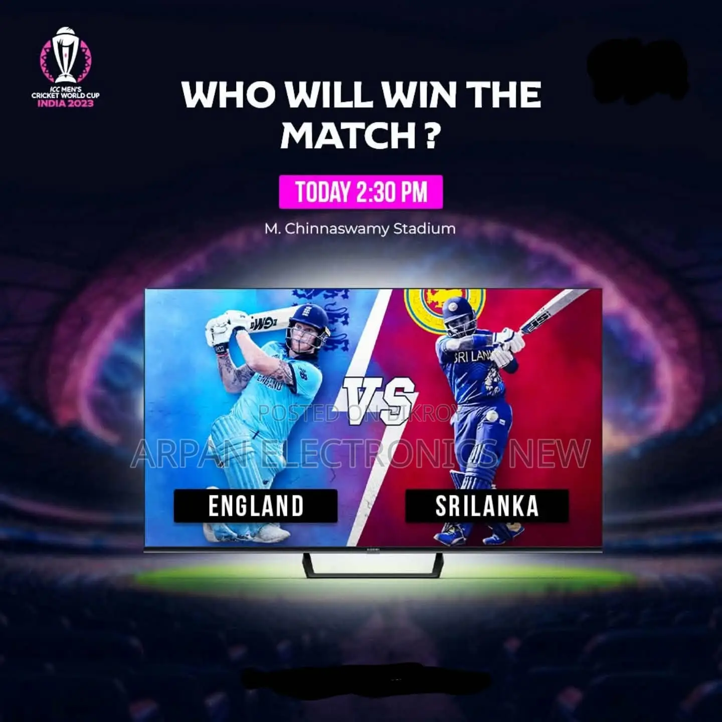 Sony Plus 43" Smart TV 5 Years Warranty Enjoy the World Cup on the big screen!