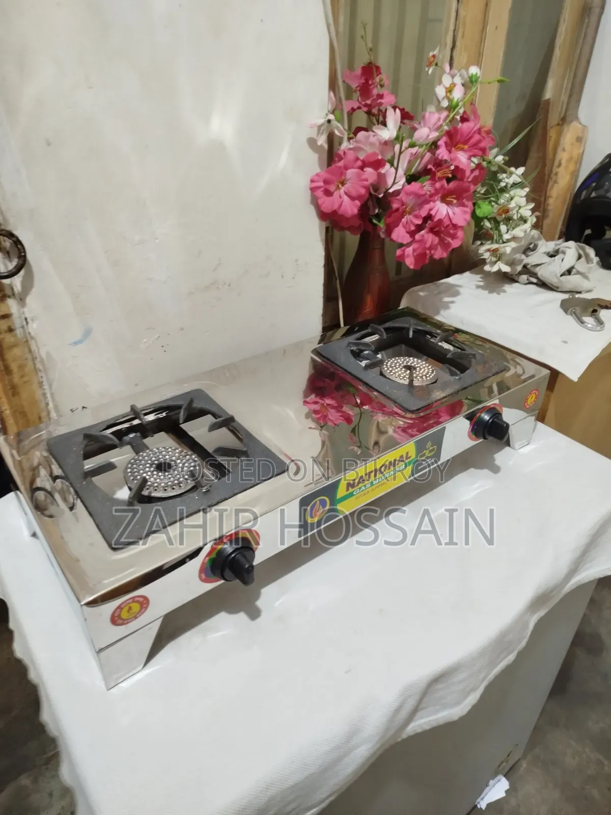 Brand new steel stove