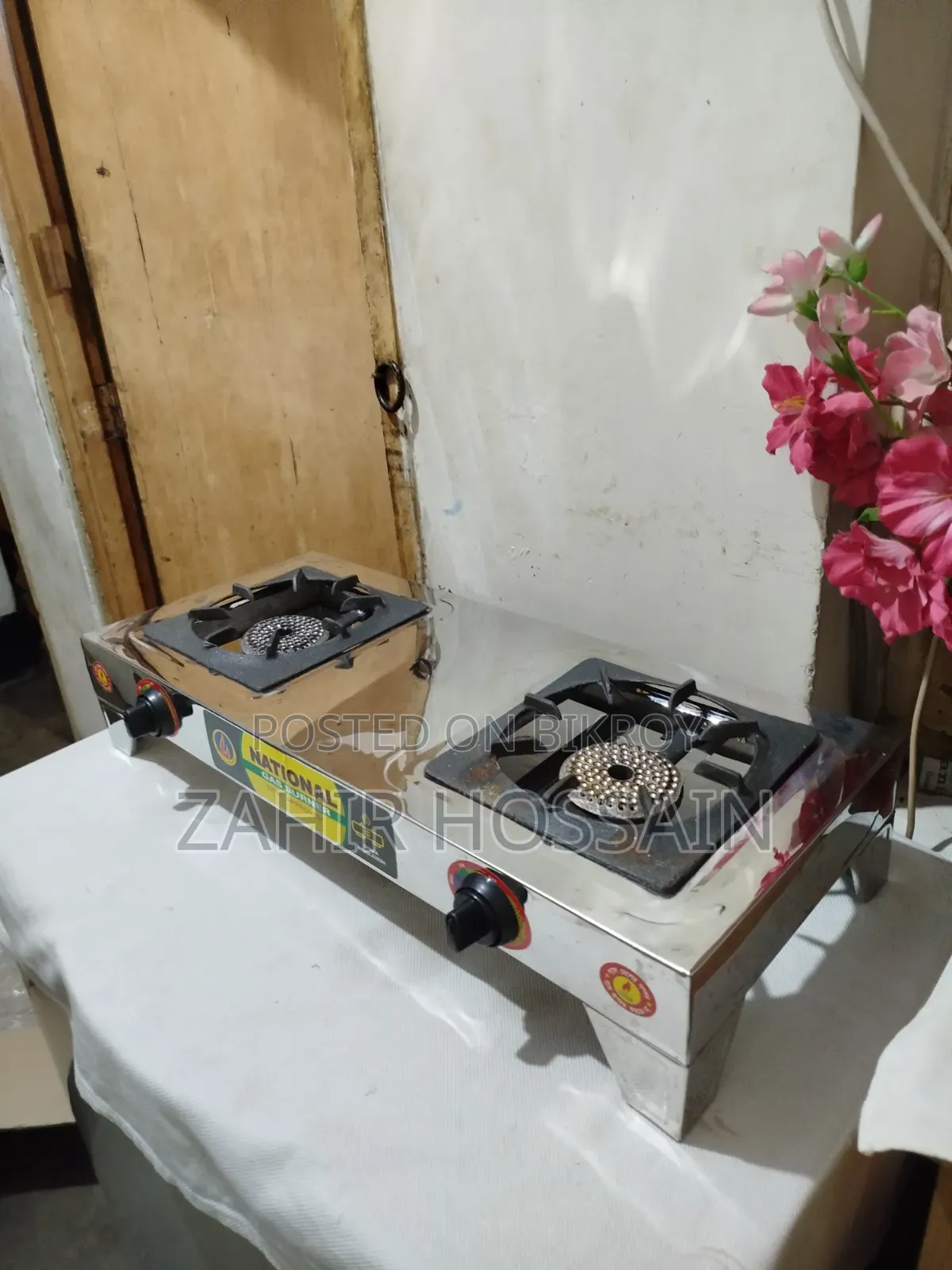 Brand new steel stove