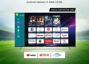 Smart 43-Inch Android TV RAM: 2GB, Storage: 16GB