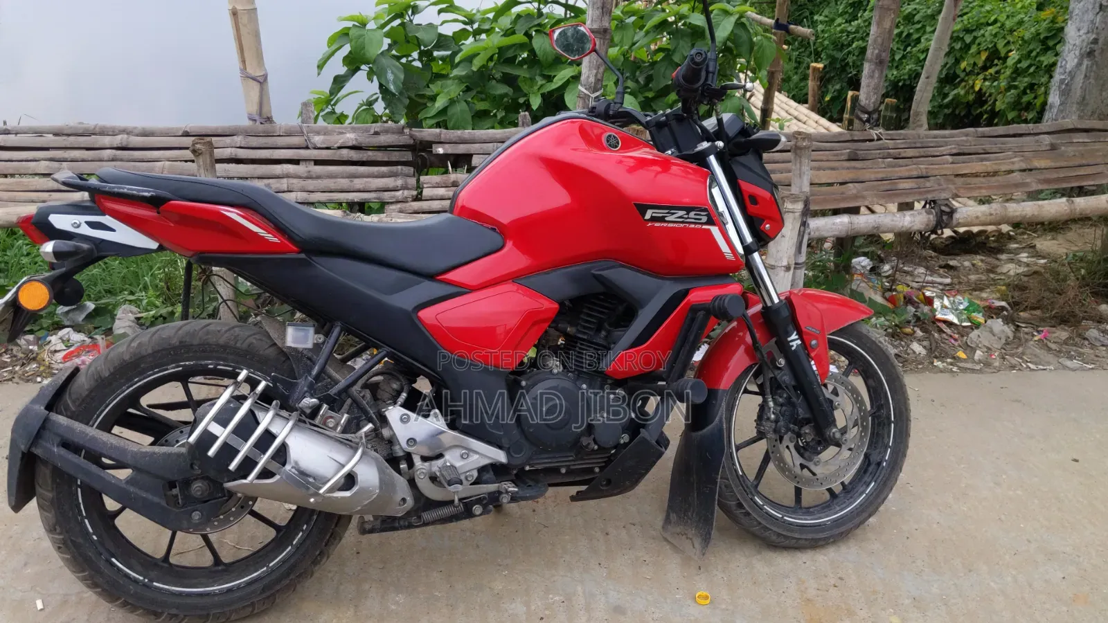 New Yamaha FZS V3 2021 Red