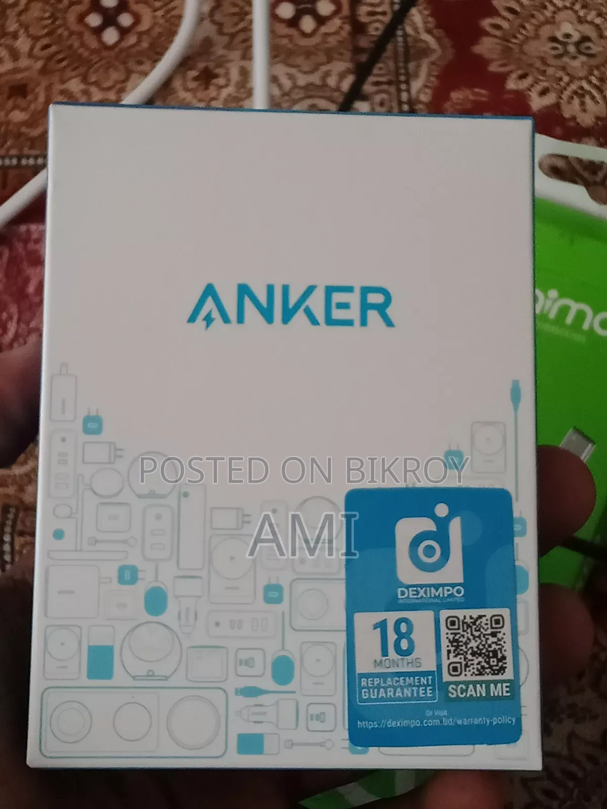 Anker Zolo 20w and Oraimo Type C to Lightning Cable